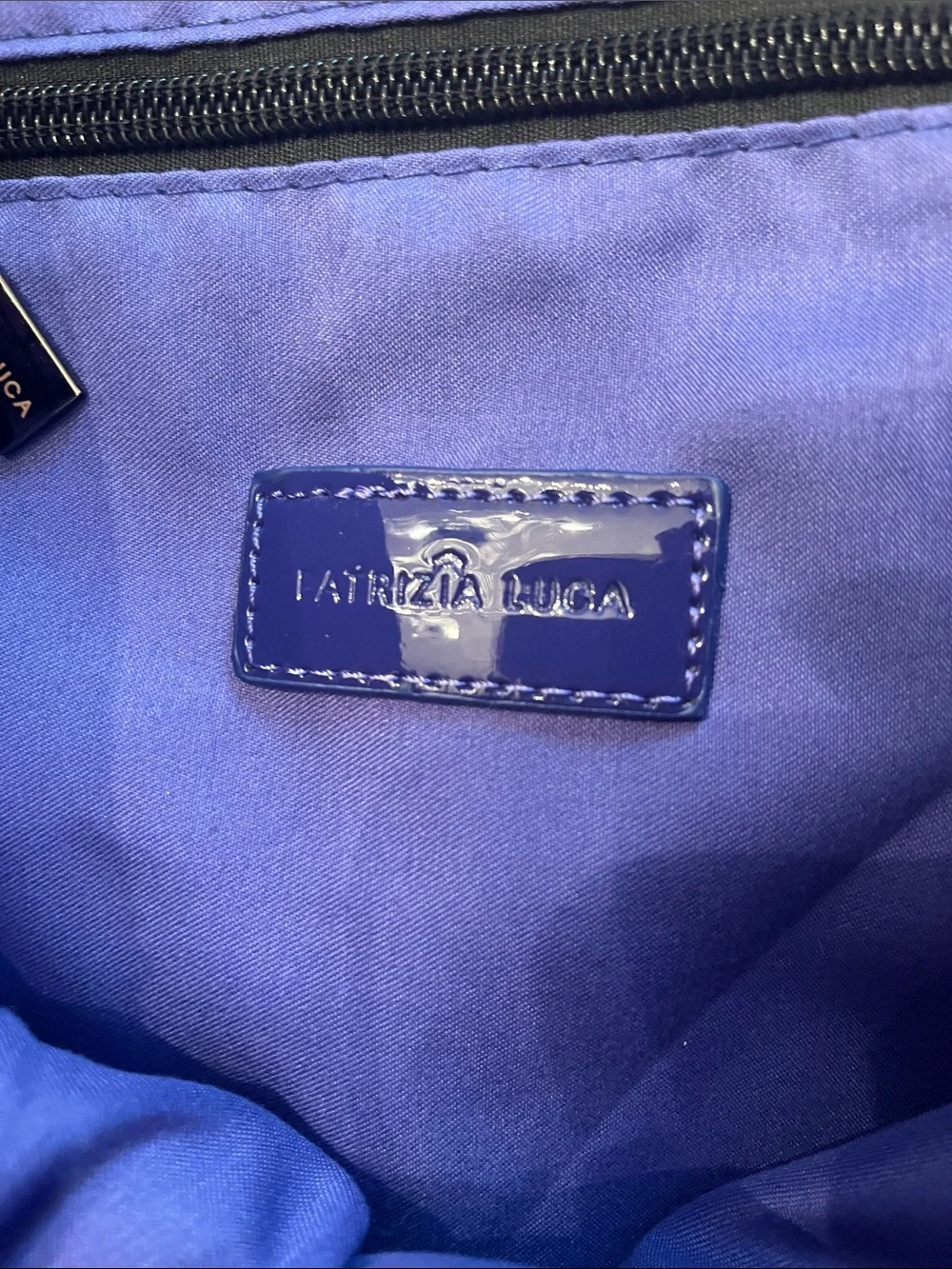 Patrizia Luca Lavender Geometric Cube Tote